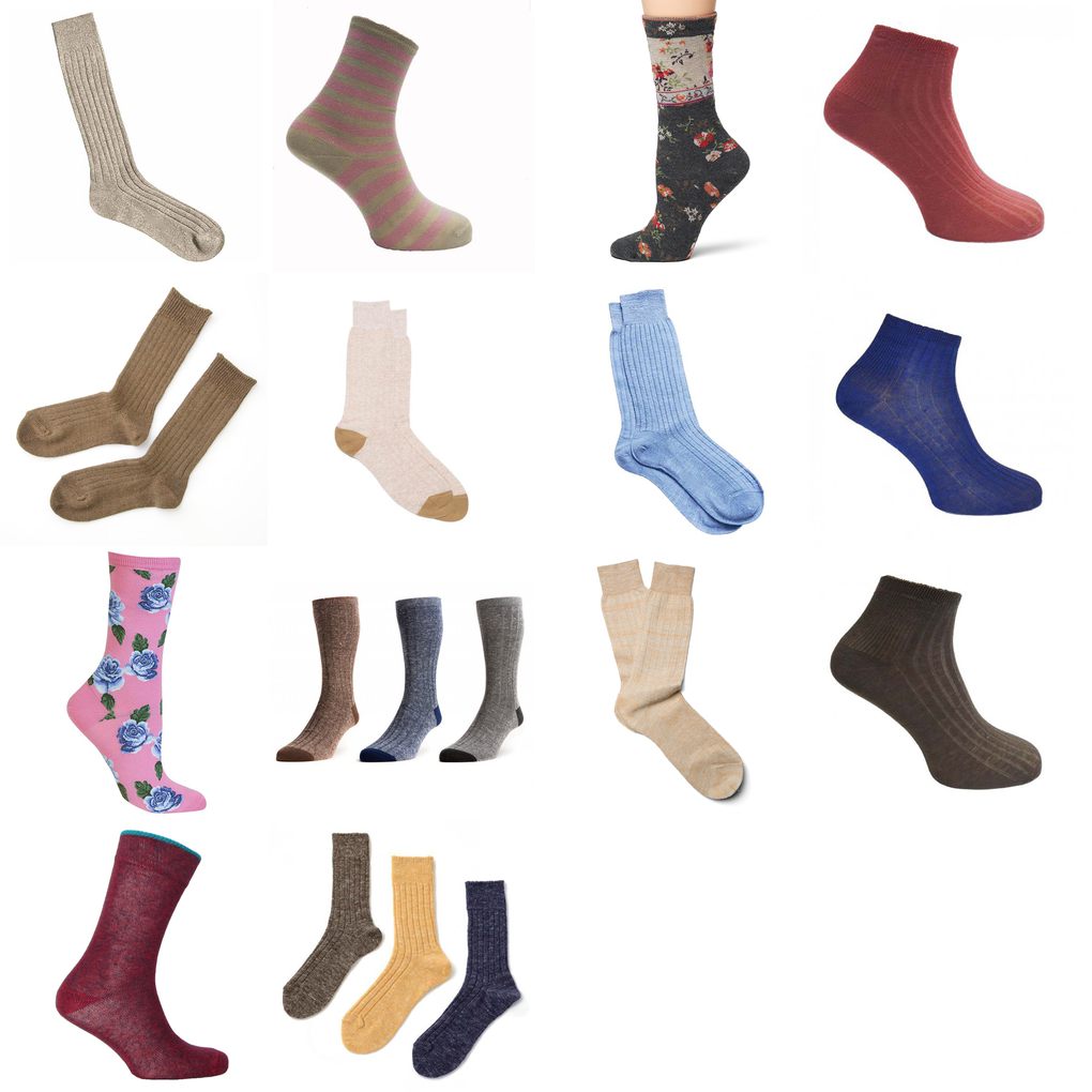 linen socks
